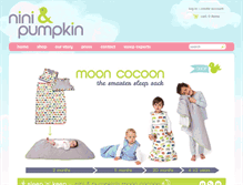 Tablet Screenshot of niniandpumpkin.com